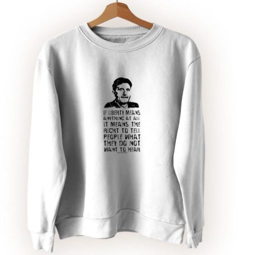 Liberty Free Speech Quote Vintage Sweatshirt
