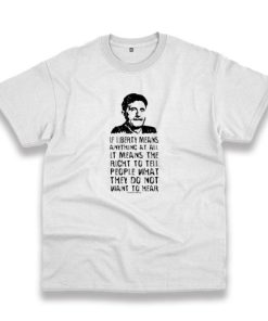 Liberty Free Speech Quote Vintage Tshirt