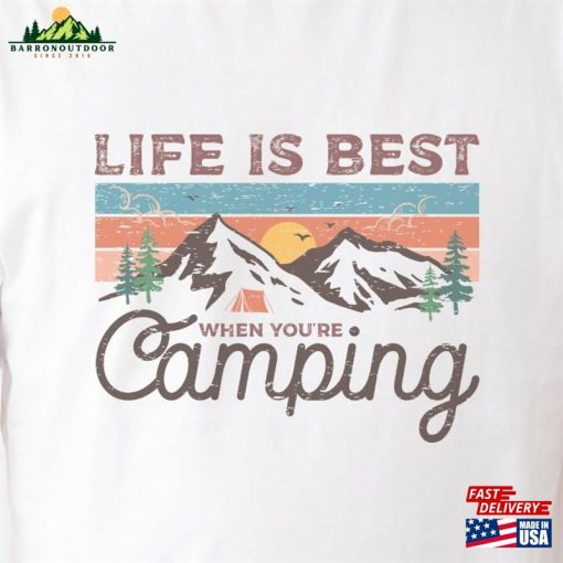 Life Is Best Shirt Vacation Camping Road Trip Group T-Shirt Hoodie