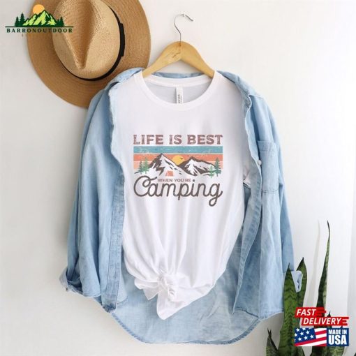 Life Is Best Shirt Vacation Camping Road Trip Group T-Shirt Hoodie