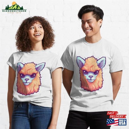 Llama Face Theme V3 Classic T-Shirt Sweatshirt