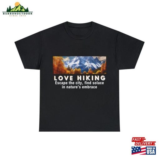 Love Hiking T-Shirt Camp Shirt Unisex Sweatshirt