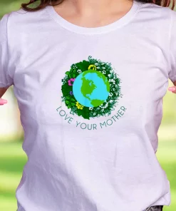 Love Your Mother Casual Earth Day T Shirt