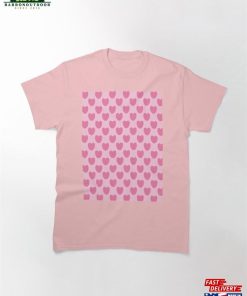 Lovely Pink Heart Seamless Pattern Classic T-Shirt Sweatshirt