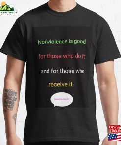 Mahatma Gandhi Pace Nel Mondo Classic T-Shirt Hoodie Unisex Mahatma Gandhi Pace Nel Mondo Classic T-Shirt Hoodie Unisex