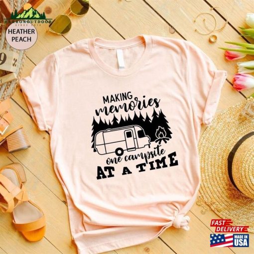 Making Memories At A Time T-Shirt Adventure Shirt Camping Unisex Hoodie