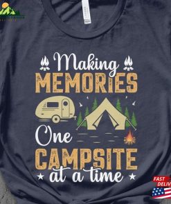 Making Memories One Campsite Shirt Camping Hiking Classic T-Shirt