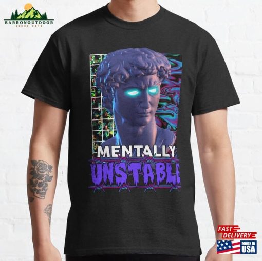 Mentally Unstable (Purple Variant) Classic T-Shirt Hoodie