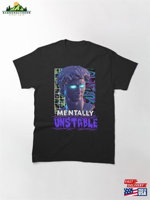 Mentally Unstable (Purple Variant) Classic T-Shirt Hoodie