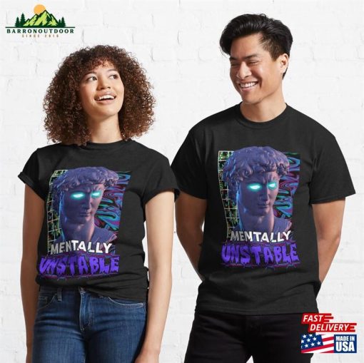 Mentally Unstable (Purple Variant) Classic T-Shirt Hoodie