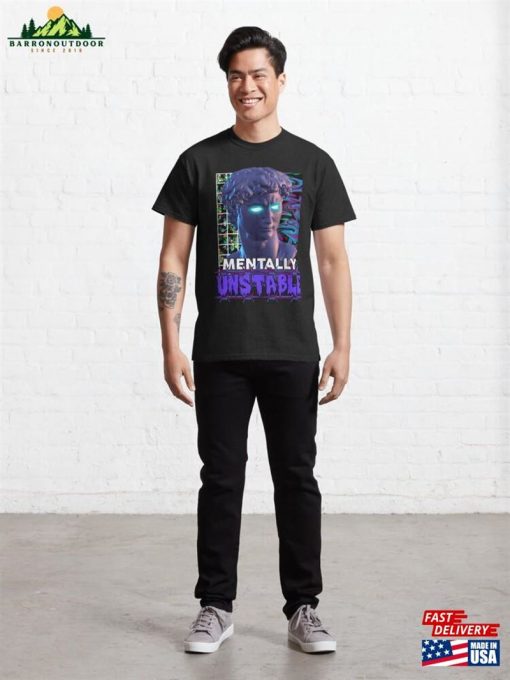 Mentally Unstable (Purple Variant) Classic T-Shirt Hoodie