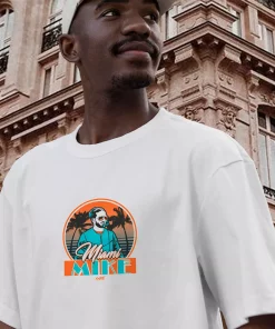 Miami Mike Beach Thanksgiving Vintage T Shirt 3