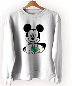 Mickey Holding Earth Sweatshirt Earth Day Costume 3 Mickey Holding Earth Sweatshirt Earth Day Costume 4