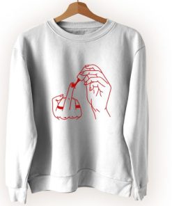 Middle Finger Polish Girl Gang Vintage Sweatshirt