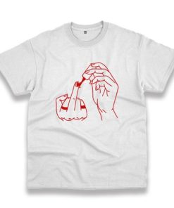 Middle Finger Polish Girl Gang Vintage Tshirt