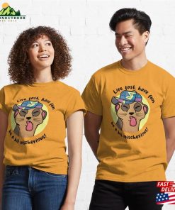 Mischievous Meerkat (On Light Colors) Classic T-Shirt Sweatshirt