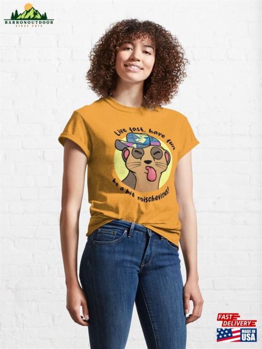 Mischievous Meerkat (On Light Colors) Classic T-Shirt Sweatshirt