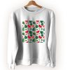 Monstera Leaves And Watermelon Vintage Sweatshirt
