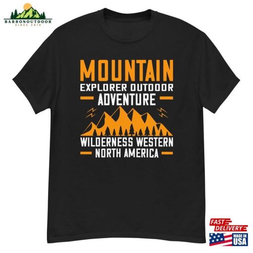 Mountain Explorer Hiking Camping Shirt Unisex Classic