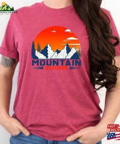Mountain Outdoor T-Shirt Hiking Shirt Camping Classic Sweatshirt