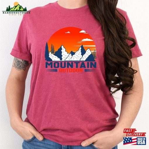 Mountain Outdoor T-Shirt Hiking Shirt Camping Classic Sweatshirt