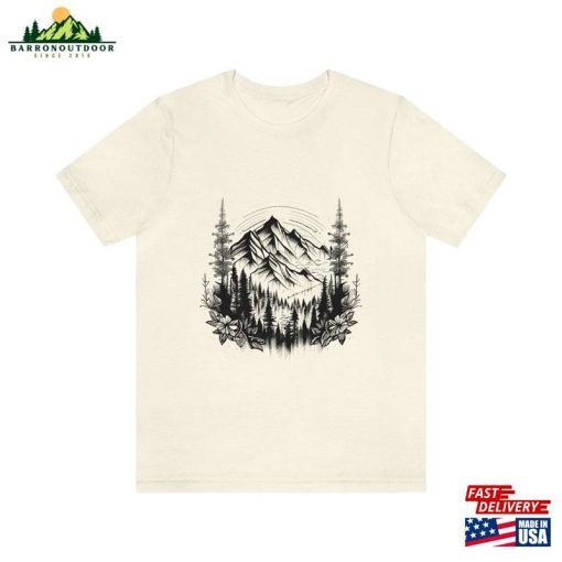 Mountains And Forest Original T-Shirt Outdoors Shirts Unisex Sweatshirt