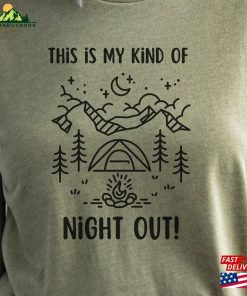 Mountains Outdoor Camping T-Shirt Adventure Hiking Shirt Unisex