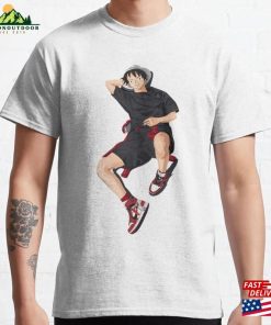 Mugiwara Monkey D Luffy One Piece Classic T-Shirt Hoodie Mugiwara Monkey D Luffy One Piece Classic T-Shirt Hoodie
