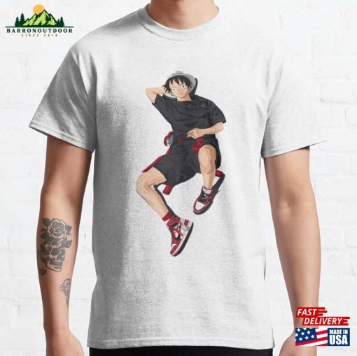 Mugiwara Monkey D Luffy One Piece Classic T-Shirt Hoodie