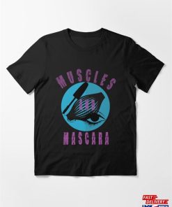 Muscles And Mascara T-Shirt Boss Babe Workout Tee For Makeup Artists Lipstick Lash Lovers Classic Sweatshirt