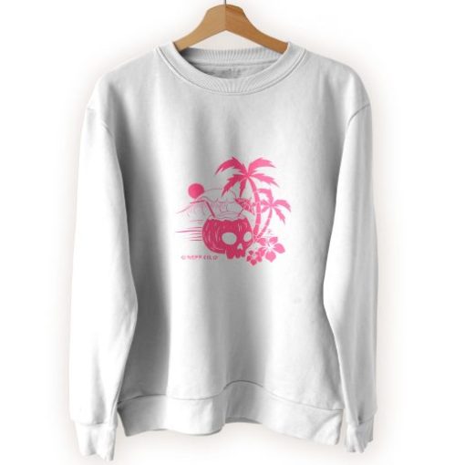 NEFF Coconut Skull Vacation Cool Sweatshirt