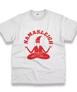 Namasleigh Yoga Santa Funny Christmas T Shirt Namasleigh Yoga Santa Funny Christmas T Shirt