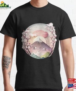 Nature’s Majesty Scenic Beauty Of Cherry Blossoms Sunrise Classic T-Shirt Hoodie Nature’s Majesty Scenic Beauty Of Cherry Blossoms Sunrise Classic T-Shirt Hoodie