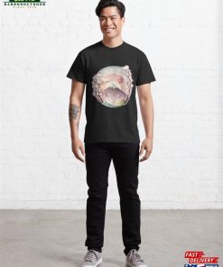 Natures Majesty Scenic Beauty Of Cherry Blossoms Sunrise Classic T Shirt Hoodie 3