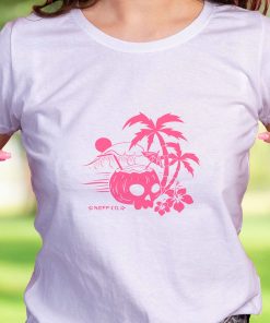 Neff Coconut Skull Vacation Casual T Shirt