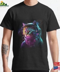 Neon Space Cat Classic T-Shirt Sweatshirt Neon Space Cat Classic T-Shirt Sweatshirt