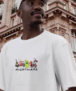 Nightmare Before Christmas Friends Funny Christmas T Shirt 3