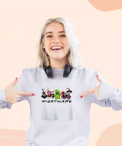 Nightmare Before Christmas Friends Ugly Christmas Sweater