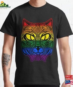 Norse Rune Cat Rainbow Classic T-Shirt Unisex Norse Rune Cat Rainbow Classic T-Shirt Unisex