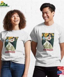 North Korean Poster Lets Grow More Sunflowers! Classic T Shirt Unisex 3