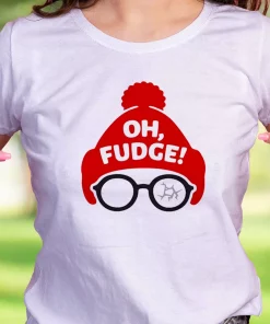 Oh Fudge Santa Funny Christmas T Shirt
