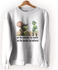 On The Outside I’m Hootin On The Inside I’m Hollerin Ugly Christmas Sweater On The Outside I’m Hootin On The Inside I’m Hollerin Ugly Christmas Sweater