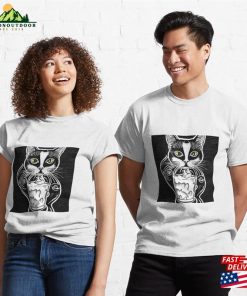 One Black Cat And Milkshake Classic T-Shirt Sweatshirt