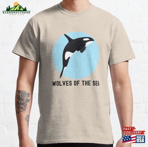 Orcas Wolves Of The Sea Classic T-Shirt Hoodie