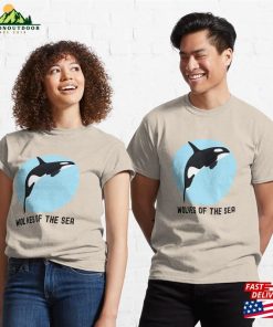 Orcas Wolves Of The Sea Classic T-Shirt Hoodie
