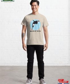 Orcas Wolves Of The Sea Classic T Shirt Hoodie 3