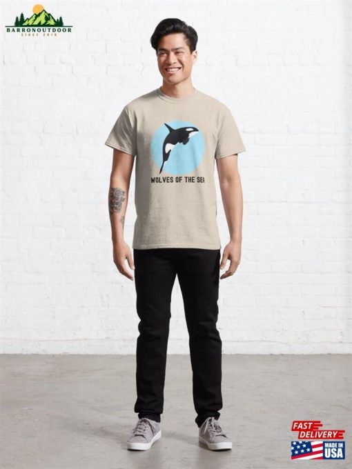 Orcas Wolves Of The Sea Classic T-Shirt Hoodie