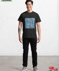 Oriental Japanese Waves Classic T Shirt 4