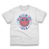 Party In The Usa 4Th Of July Preppy Smile Vintage Tshirt