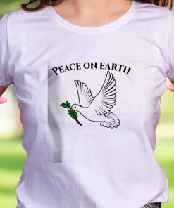 Peace On Earth Casual Earth Day T Shirt